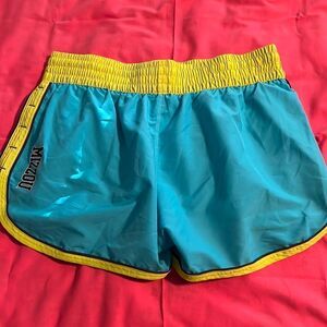 Mizzou Under Armour teal athletic shorts, lined. Size Large